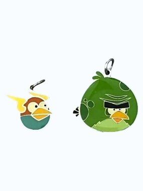 Angry Birds DIY Charms - Set of 2 - Green Birds